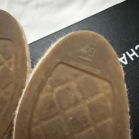 AUTHENTIC CHANEL ESPADRILLES - Picture 3 of 7